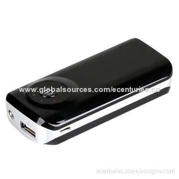 Power bank with capacities 3,000-6,000mAh